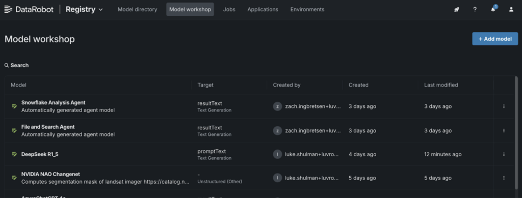 Hosting Deepseek R1 in DataRobot model workshop